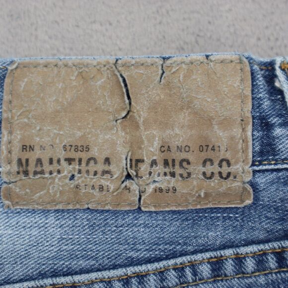 Nautica Jeans Co Pants Womens 32 Blue High Rise Stretch Bootcut Denim Jeans - Picture 12 of 16